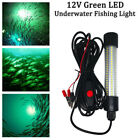 12v Green Led Underwater Submersible Fishing Light Night Crappie Shad Squid Lamp