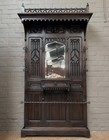 Antique French Gothic Hall Tree Coat Rack Stand Arrives Dec 2026