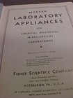 Vintage Fisher Scientific Laboratory Catalog 1930 s   