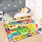 Chicrug Educational Kid s Play   Class Or Bed Room Rug 7 X 10 Feet