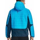 Under Armour Storm Coldgear Reactor Active Mens Hybrid Jacket Blue Running Run
