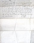 Vintage 1800s Handwritten Letter Pennsylvania Legal Correspondence