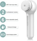 Facial Cleansing Brush Set  Spin Cleansing Brush   Bamboo Charcoal Brush