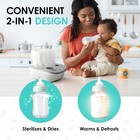Lil  Jumbl 2-in-1 Baby Bottle Warmer   Sterilizer Dryer  Sterilizes Steams