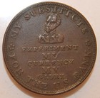 1834 Hard Times Token -running Boar - Low 10 - Ht 11 Lot 104