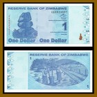 Zimbabwe 1 5 10 20 50 100 500 Dollars  7 Pcs Set   2009 Revised Trillion Unc