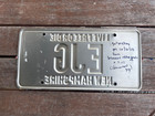 1987 New Hampshire Vanity License Plate Tag   Ejg