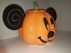 Mickey Mouse Pumpkin Halloween Cookie Jar - Brand New