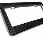 Universal Real Carbon Fiber License Plate Holder Frame For Car With 3k Twill