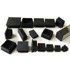 Square Plastic Black Blanking End Cap Tube Pipe Insert Plug Bung 10x10 100x100mm