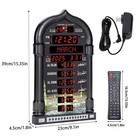 Digital Azan Clock Led Prayer Wall Clock Islamic For Home Office Mosque Clock Us