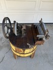 Antique Rullman Wooden-tub Washing Machine W  Wringer  c  1907   1910 