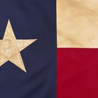 Vintage Cotton Texas State Flag Cloth Old Textile Art Usa American Sewn Star