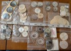 Antique Vintage Shell Sewing Buttons Mixed Lot  8 6 Ounces Most Approx 1 