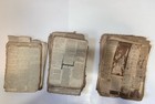 Antique Huge 1870 s Victorian Era Scrapbook Clippings News Articles