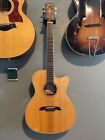 Exc Alvarez Afh600ce Acoustic Electric Guitar Solid Top Herringbone Abalone