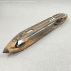 Vintage Walnut And Maple Wood Weaving Shuttle Textile Loom Tool