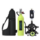 Professional Lung Tank Scuba Tank Diving Mask Set 1l Full Face Design With Carry