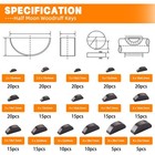 530pcs Metric Woodruff Key Assortment One Size  