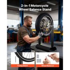 Uimoso Motorcycle Wheel Balancer Stand For Tire Alignment And Truing
