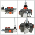 Hydraulic Directional 1 Spool Control Valve Bspp 11 Gpm 3600 Psi Double Acting