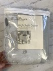 Eddie Bauer Gray Forest Owl High Chair Grocery Cart Cover Boy Girl Neutral