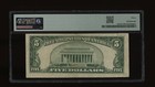 Dbr 1934-c  5 Silver Star Fr  1653w  Wide Face Pmg 30 Serial  12089945a