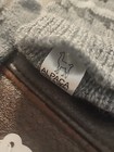 Peruvian Link Alpaca Collection Grey Mittens Leg Warmer Set  Made In Peru
