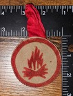 Vintage Native American Cut Out Felt Double Sided Camp Fire Patch