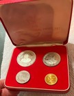 1965 Order Of Malta -official Proof Set  4  - 400 Yrs Of Great Siege - Ogp -rare