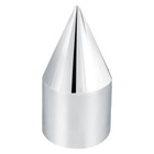 10769cb - Wheel Lug Nut Cover Set - 33mm X 3 1 8  Chrome Plastic Spike Nut