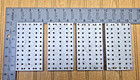4  Erector Set Parts  3  X 5-1 2  Flanged Base Plates   Mechanical Toy Building