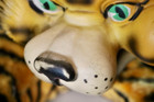 Bijou Rubber Face Vintage Tiger Plush Stuffed Animal Toy