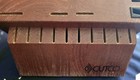 Cutco 24-slot  Solid Oak Wood Knife Block  Brown  Signature Set Style Used 