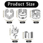 50 Pcs Dreadlock Beads Locs Accessories  Silver Hair Jewelry For Braids  Adjusta