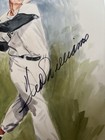 Signed Ted Williams Litho Art Print 8x10 Beautiful Image Boston Red Sox Legend
