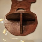 Vintage Dog Shaped Shelf  Small  Handmade  Wooden  For Nursery Or Gallery Wall