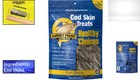 8-oz Cod Skin Dog Treats - High Protein  Supports Dental Care  Gluten-free