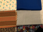 Vintage Fabric Scrap Lot 2lb 4oz Destash Mixed Crafting Quilt Florals Blenders
