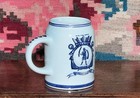 Karel Doorman Wwii Naval Commander Delftware Beer Mug Schoonhoven Holland Delft