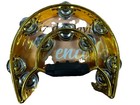 Pandero Media Luna Dorado Half Moon Musical Tambourine