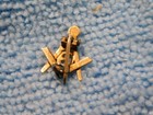 Antique 14k Gold Masonic Mason Fraternal Pin
