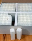 Lot Of 96 Square Coin Safe Tubes For Us Dimes Storage T-dim-50100 - Size 18 1 Mm