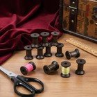 30pcs Wooden Spools For Crafts Empty Thread Spools Sewing Bobbins Embroidery Thr