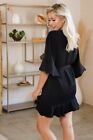 Ruffle Robe Wedding Bride Bridesmaid Kimono Dressing Gown Women Sleepwear