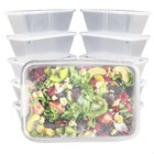 Clear Plastic Microwave Containers Takeaway Tubs With Lids Food Safe  all Sizes 