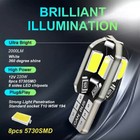 10pcs T10 White Led Interior Dome Map License Light Bulb 2825 168 158 194    