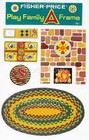 Fisher-price Little People A-frame 990 Replacement Stickers Lithos  Peel   Stick