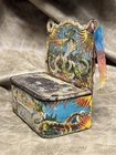 Victorian Dragon   Serpent Tin Matchsafe
