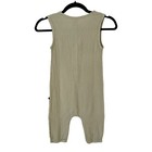 Kidwild Organic Sage Green Gauze Bubble Romper Neutral Youth Size 4-5 New